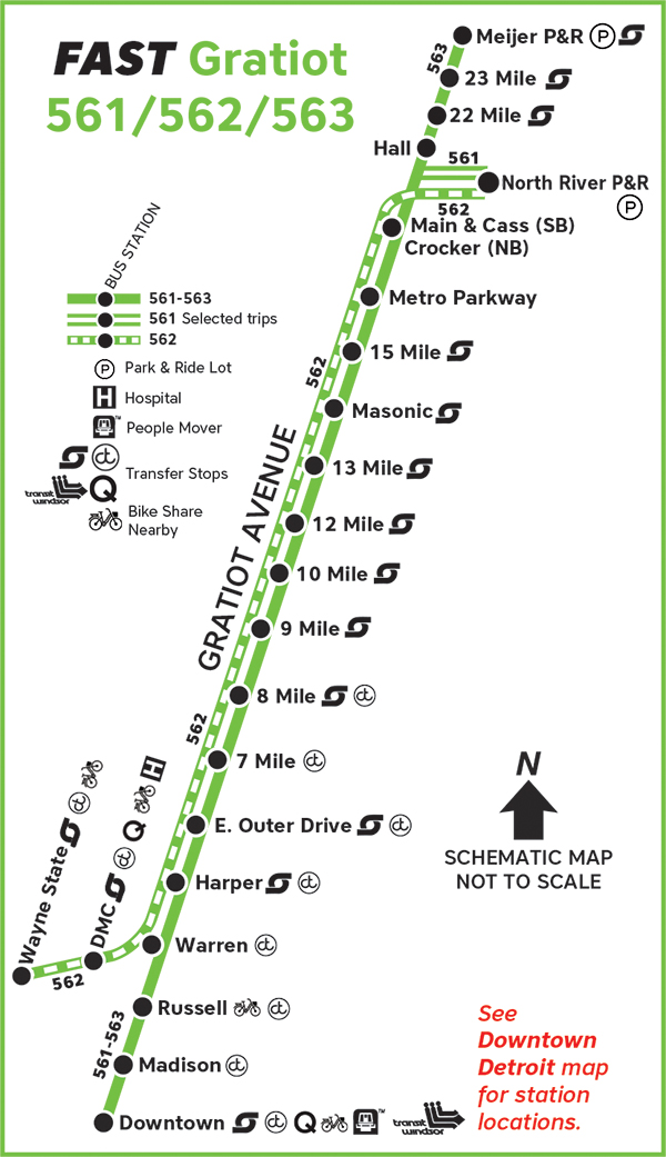 NFL Draft in Detroit Buses, trams, shuttles here